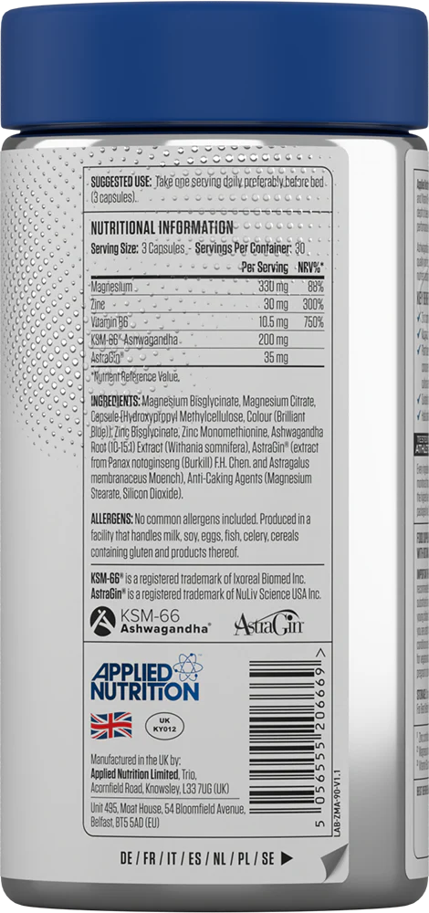 Applied Nutrition ZMA Professional - 90 caps - Image 3