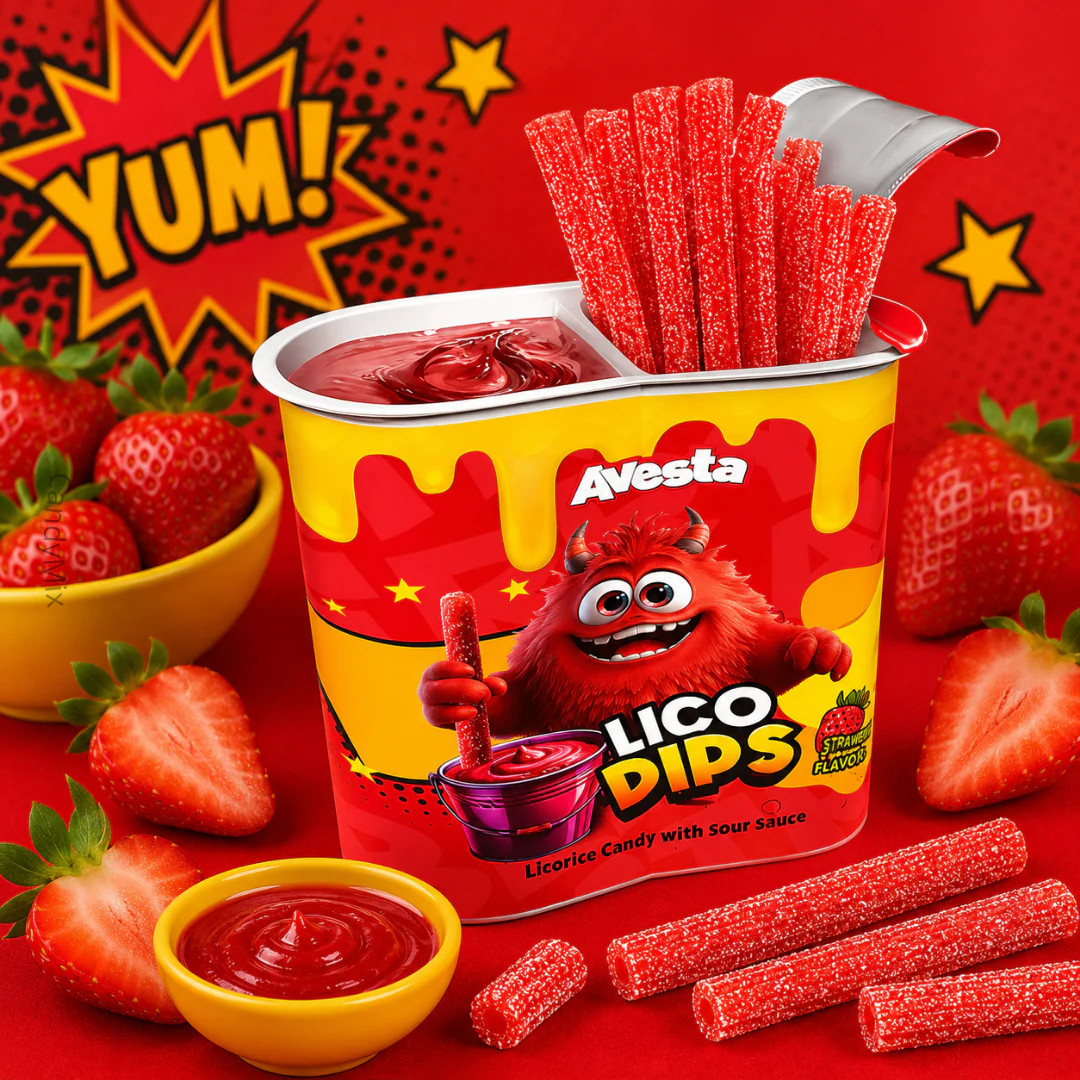 Avesta Lico Dips Strawberry