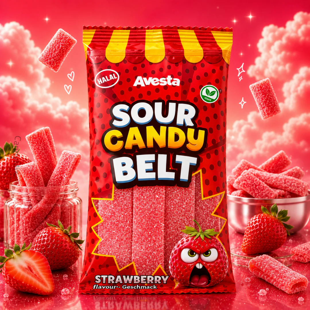 Avesta Sour Belt Strawberry