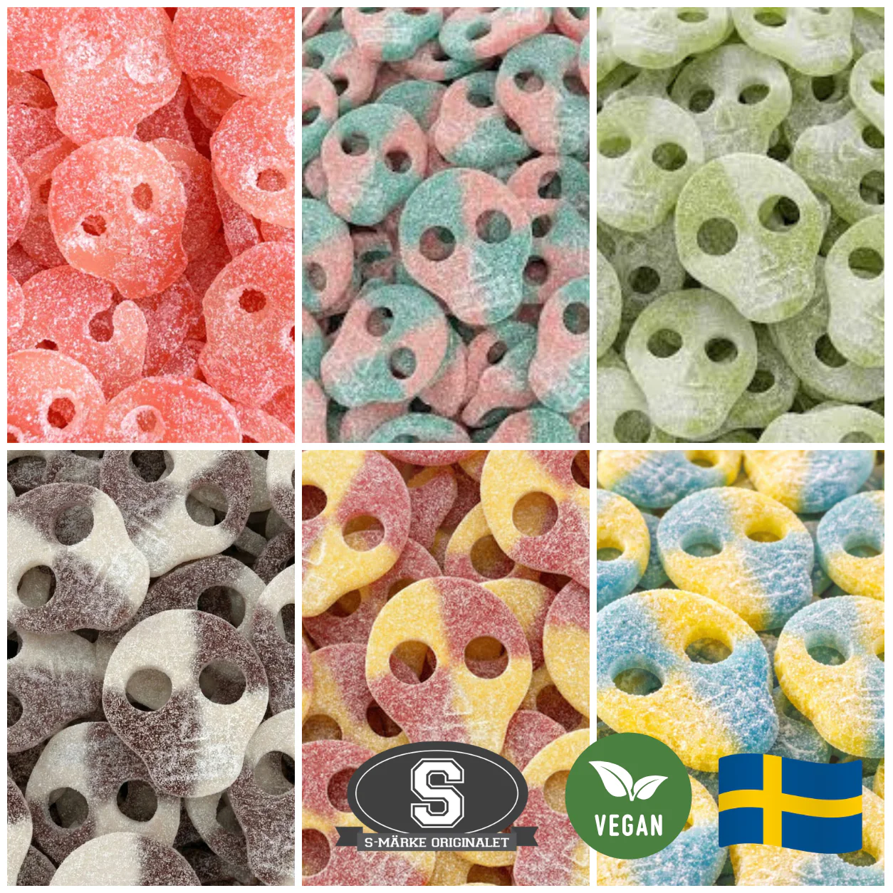 🌱🍬 Bonbons Crânes S-MARKE - Bonbons Suédois 500g - Image 8