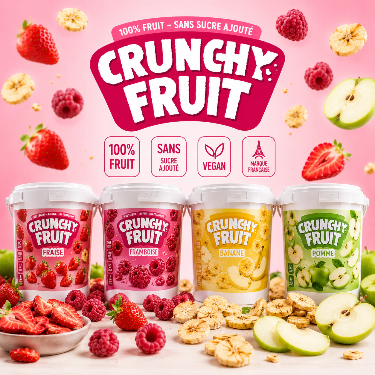 Crunchy Fruit - Fruits lyophilisés