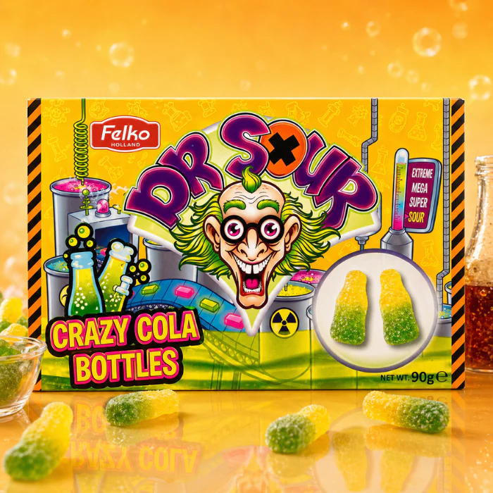 Dr Sour Crazy Cola Bottle