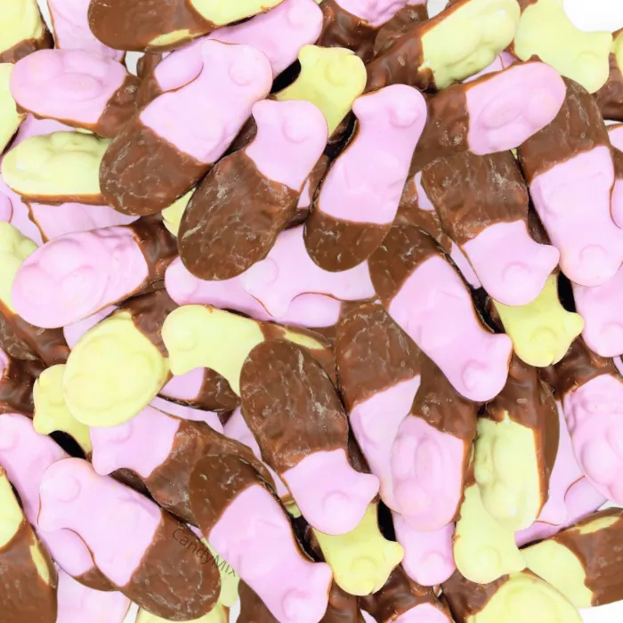 🍫 Guimauves Mi-Enrobées de Chocolat Lait Spécial Pâques