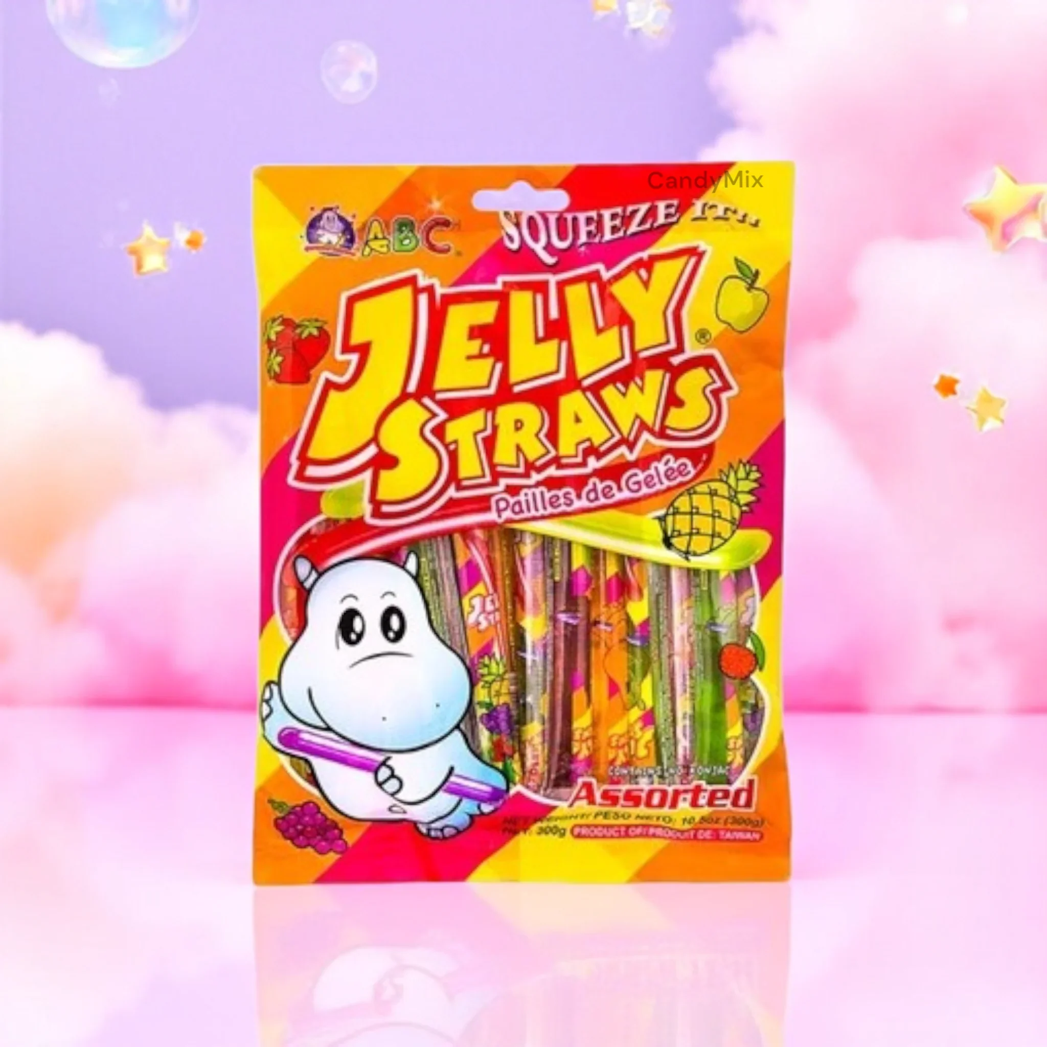 Hippo Jelly Straws 🌿