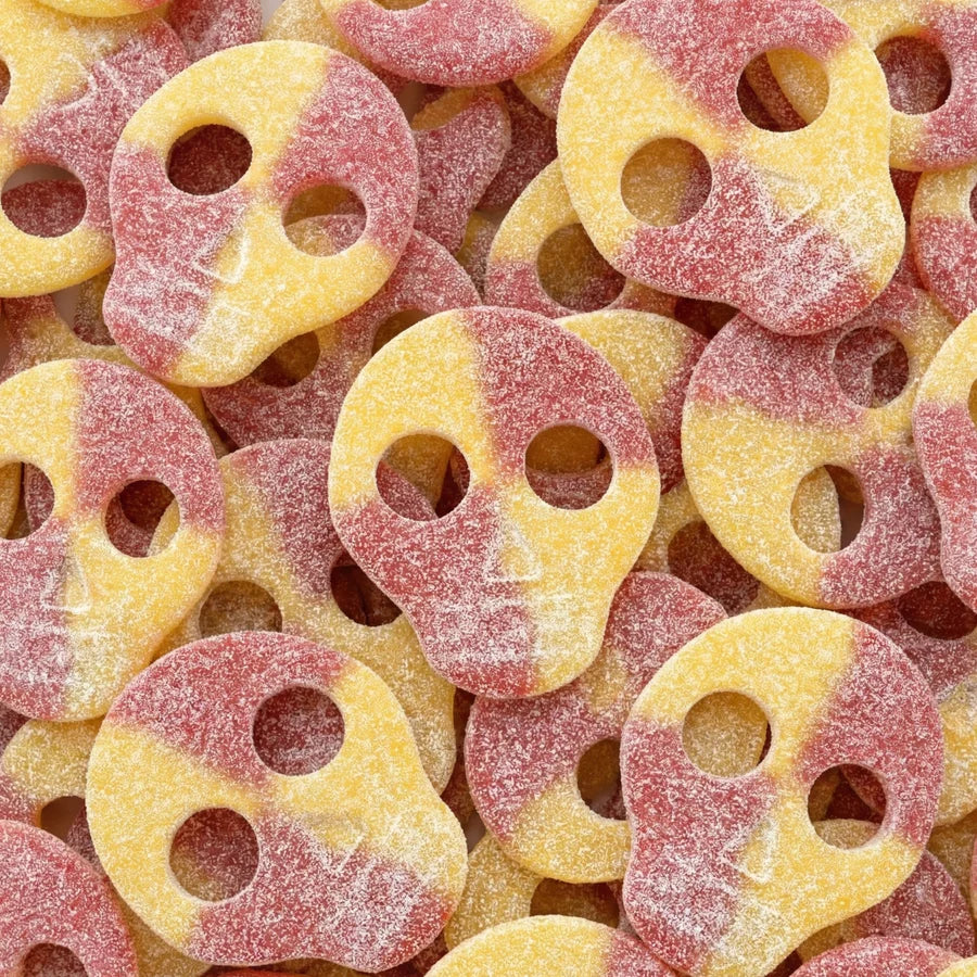 🌱✨ Lemon/Raspberry Skull - S-MARKE - Bonbons Suédois