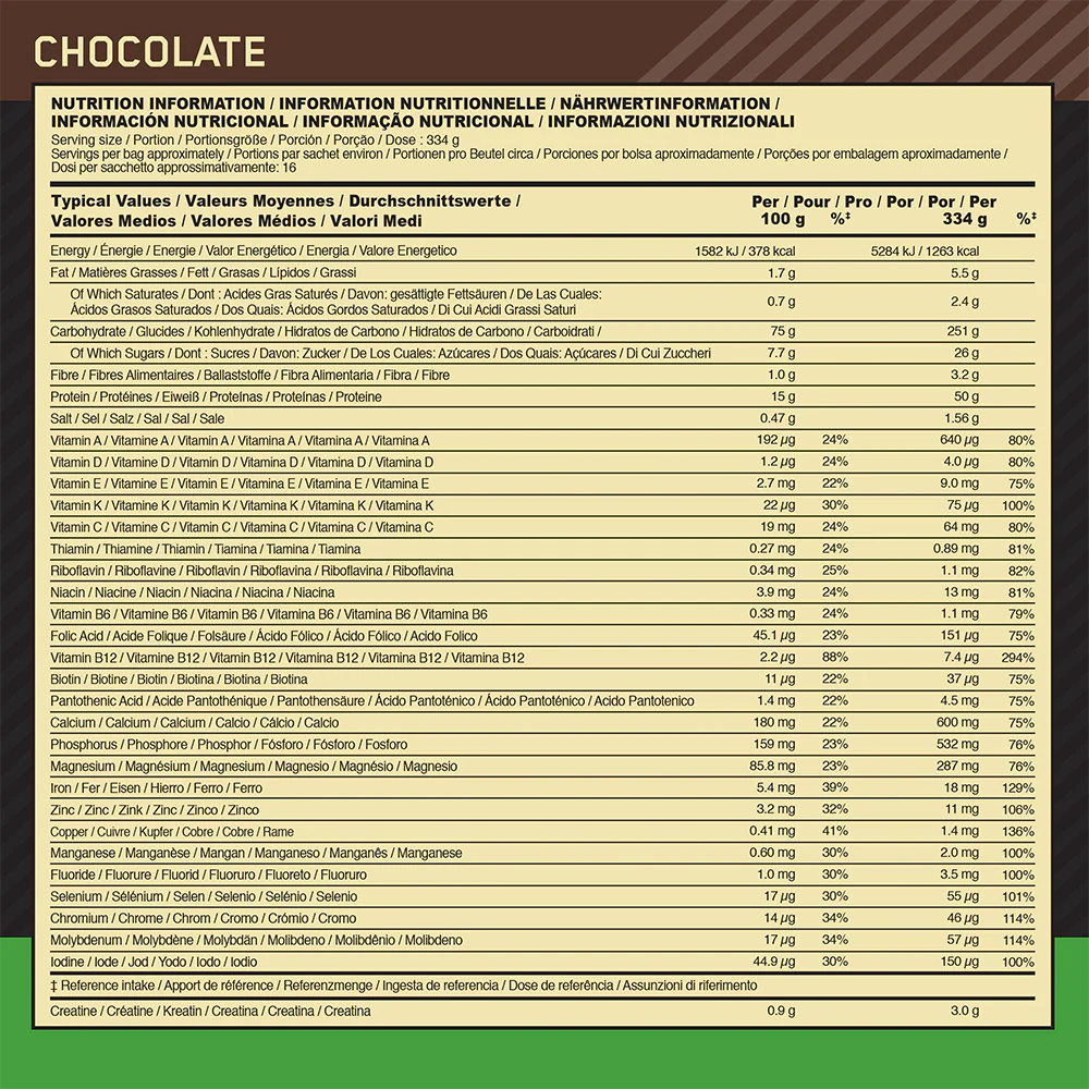 Optimum Nutrition Serious Mass - 2730g - Image 10