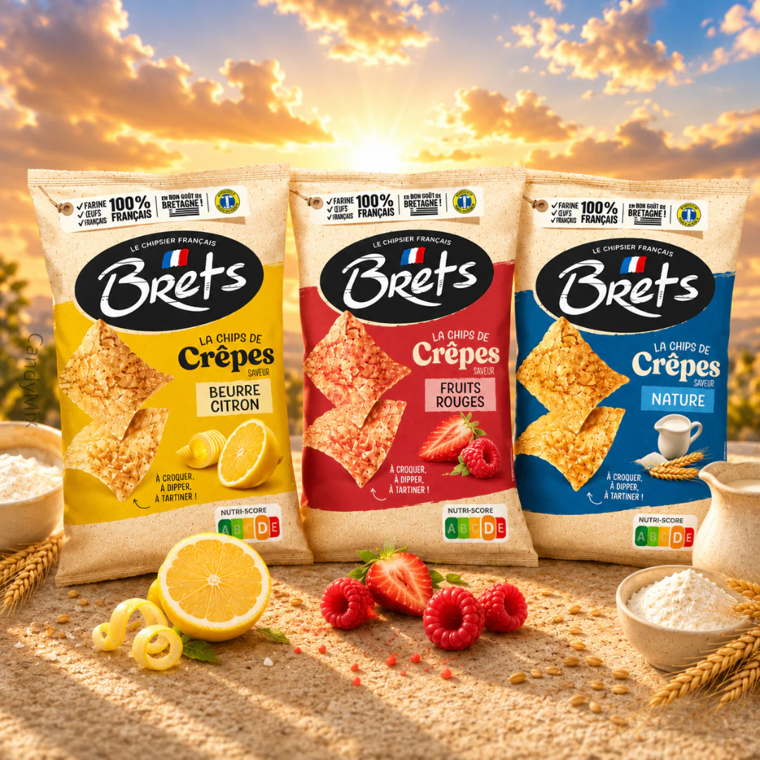 Pack Brets Crêpes - 3 saveurs - 8 sachet