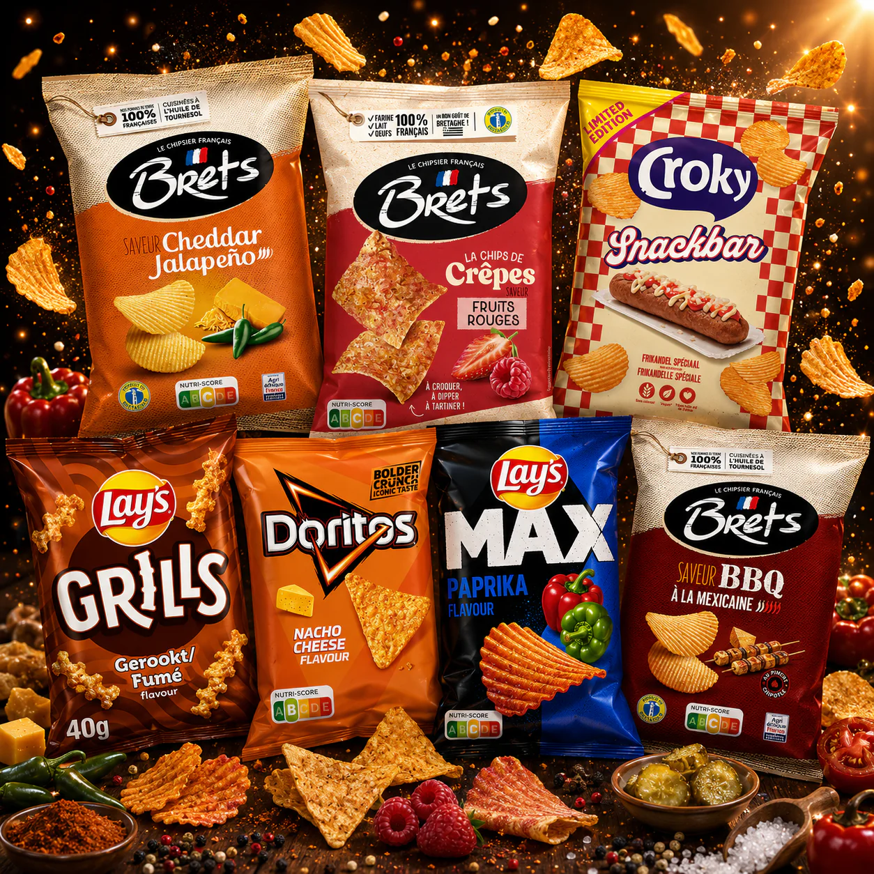 Pack Chips Ultime 13 saveurs