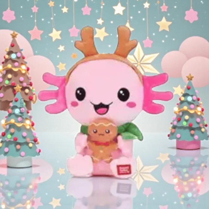Peluches Axolotl Christmas - Kawaii Kuties - Image 4