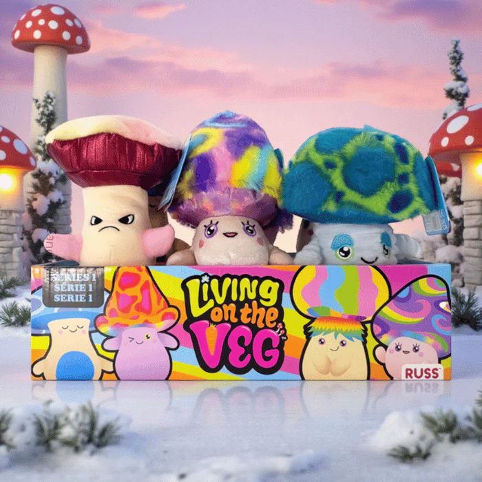 Peluches Champignons - Living On The Veg - 6 modèles