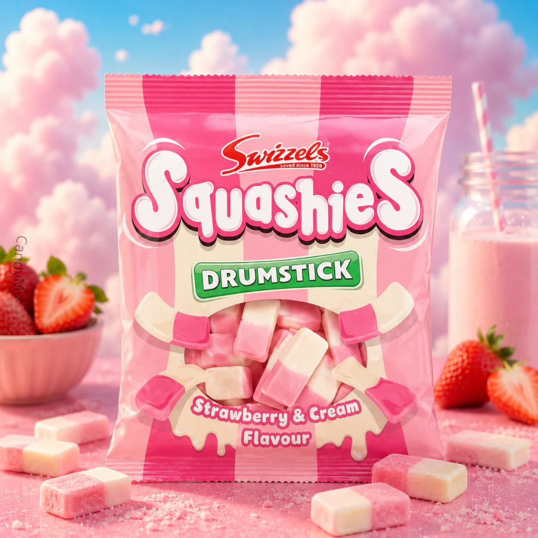 Swizzels Squashies - Strawberry & Cream 120g